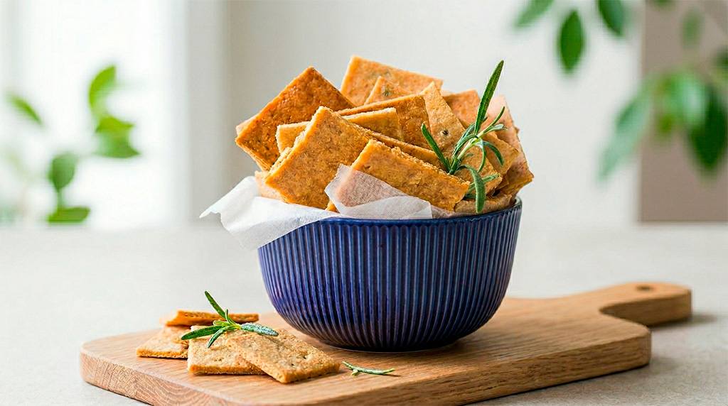 Crackers de Yuca con Hierbas