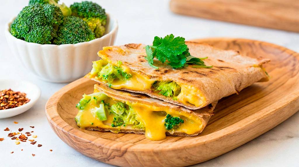 Quesadillas de Brócoli y Queso