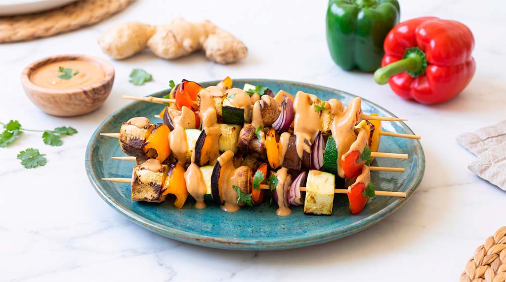 Brochetas Indonesias Satay